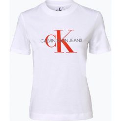 Calvin Klein Jeans - T-shirt damski, czarny. Czarne t-shirty damskie Calvin Klein Jeans, s, z nadrukiem, z bawełny. Za 219,95 zł.