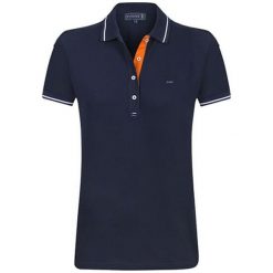 Sir Raymond Tailor Koszuka Polo Damska Below M Ciemnoniebieski. Czarne koszulki damskie Sir Raymond Tailor, m, bez wzorów, polo, z krótkim rękawem. Za 76,00 zł.