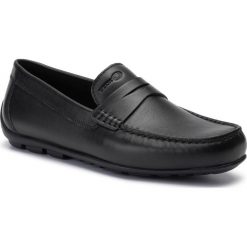Mokasyny GEOX - U Fast B U9451B 00085 C9999 Black. Czarne mokasyny męskie Geox, ze skóry ekologicznej, eleganckie. W wyprzedaży za 259,00 zł.