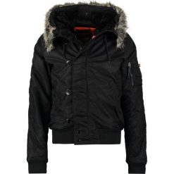 Alpha Industries Kurtka przejściowa black. Czarne marynarki męskie Alpha Industries, m, bez wzorów, z nylonu. Za 839,00 zł.