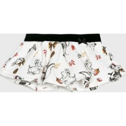 Blukids - Spódnica dziecięca 68-98 cm. Białe spódniczki dziewczęce Blukids, bez wzorów, z bawełny, mini, rozkloszowane. W wyprzedaży za 49,90 zł.
