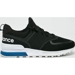 New Balance - Buty MS574PCB. Czarne buty fitness męskie marki New Balance, z materiału, na sznurówki. W wyprzedaży za 369,90 zł.