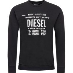 Bluza Diesel S-Gir-B5 00S57H 0BAWT. Czarne bluzy męskie Diesel, s, bez wzorów, z bawełny, bez kołnierzyka, bez rękawów, bez kaptura. W wyprzedaży za 219,00 zł.