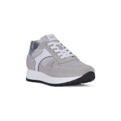 Buty Nero Giardini MP NERO GIARDINI VELOUR NUVOLA. Szare trampki i tenisówki damskie marki Nero Giardini MP, bez wzorów, bez zapięcia. Za 575,81 zł.