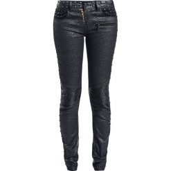 Spodnie damskie: Rock Rebel by EMP Leo Megan (Skinny Fit) Spodnie damskie czarny