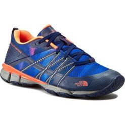 Buty THE NORTH FACE - Litewave Ampere T0CXU1GSL-050 Patriot Blue Print/Tropical Coral. Niebieskie buty do biegania damskie The North Face, z materiału. W wyprzedaży za 219,00 zł.