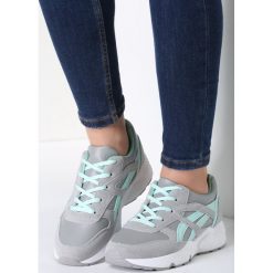 Szaro-Miętowe Buty Sportowe Mini Firmament. Szare buty sportowe damskie vices, z materiału. Za 69,99 zł.