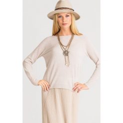 SWETER GREEN Max Mara Leisure. Białe swetry damskie Max Mara Leisure, s, bez wzorów, z dzianiny, bez rękawów, bez kaptura. Za 575,40 zł.