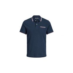 Koszulki polo z krótkim rękawem Premium By Jack jones 12134915 WINSTON. Niebieskie koszulki męskie Premium By Jack jones, s, bez wzorów, polo, z krótkim rękawem, krótkie. Za 87,78 zł.