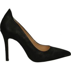 Czółenka - X012204 NERO. Czarne czółenka zamszowe Venezia. Za 179,00 zł.