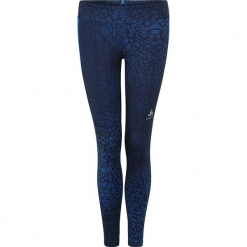 Legginsy funkcyjne "Omnius" w kolorze granatowym. Niebieskie legginsy Odlo Women, xs, z materiału. W wyprzedaży za 117,95 zł.
