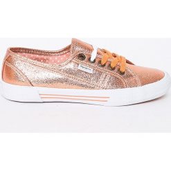 Pepe Jeans - Tenisówki. Szare tenisówki damskie Pepe Jeans, z jeansu. W wyprzedaży za 139,90 zł.