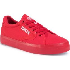Tenisówki BIG STAR - FF274A177 Red. Czerwone półbuty damskie BIG STAR, na co dzień, bez wzorów, z gumy, retro, bez obcasa, bez zapięcia. Za 129,00 zł.