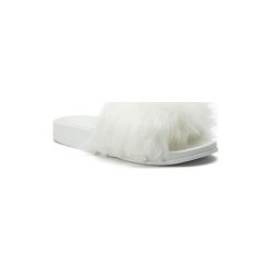 DEEZEE WSA07-01 Biały. Białe klapki damskie DeeZee, bez wzorów, z materiału, bez obcasa. Za 59,99 zł.