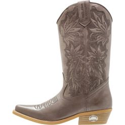 Kentucky's Western Kowbojki i Buty motocyklowe montana nurtia. Szare kowbojki damskie marki Kentucky's Western, z materiału. W wyprzedaży za 467,10 zł.