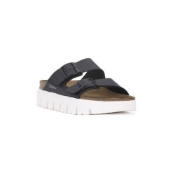 Klapki Birkenstock ARIZONA CHUNKY. Czarne klapki damskie Birkenstock, bez wzorów, bez obcasa. Za 426,05 zł.