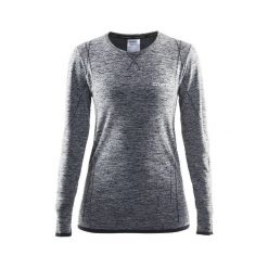 Koszulka Craft Active Comfort W Szara. Szare koszulki damskie termoaktywne Craft, bez wzorów, z elastanu. Za 99,99 zł.