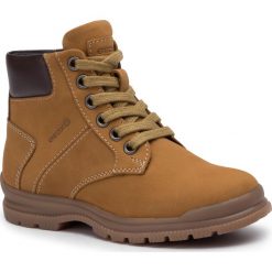 Trapery GEOX - J Navado B. AB J845HB 032BC C2309 S Yellow/Dk Brown. Żółte śniegowce chłopięce Geox, bez zapięcia. W wyprzedaży za 189,00 zł.