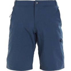Mammut ALNASCA Krótkie spodenki sportowe petrol. Zielone spodenki sportowe męskie marki Mammut, z bawełny, sportowe. Za 359,00 zł.