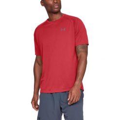 Under Armour Tech™ 2.0 Koszulka Czerwony. Czerwone podkoszulki męskie Under Armour, xs, bez wzorów, z poliesteru, z krótkim rękawem. Za 128,95 zł.