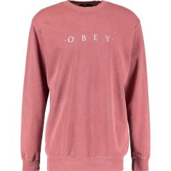 Bluzy męskie: Obey Clothing NOVEL Bluza dusty dark rose