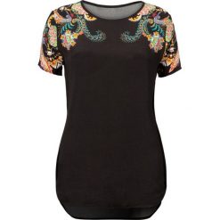 Desigual Koszulka damska Blus Dakota XS czarny. Czarne koszulki damskie Desigual, xs, bez wzorów, eleganckie, bez kołnierzyka, bez rękawów. W wyprzedaży za 189,00 zł.