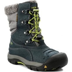 Buty zimowe chłopięce: Śniegowce KEEN – Basin Wp 1015015 Midnight Navy/Macaw