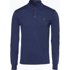 Polo Ralph Lauren - Męska koszulka polo – Slim fit, niebieski. Niebieskie koszulki polo Polo Ralph Lauren, m, z bawełny, z długim rękawem. Za 529,95 zł.