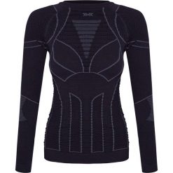 Koszulka X-BIONIC MOTO ENERGIZER LADY UW SHIRT Czarny. Czarne koszulki damskie termoaktywne marki X BIONIC, bez wzorów, klasyczne, bez kołnierzyka, bez rękawów. W wyprzedaży za 364,00 zł.