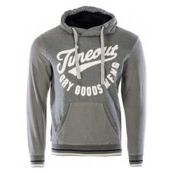 Timeout Bluza Męska Xxl, Szary. Szare bluzy męskie Timeout, xxl, bez wzorów, z kapturem, bez rękawów, z kapturem. W wyprzedaży za 149,00 zł.