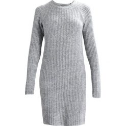 Sukienki dzianinowe: Object OBJNONSIA Sukienka dzianinowa light grey melange