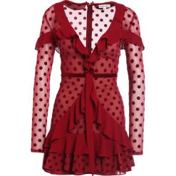 Sukienki hiszpanki: For Love & Lemons DOTTY Sukienka koktajlowa berry