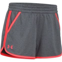 Spodenki sportowe męskie: Under Armour Spodenki damskie Tech Short 2.0 szaro-czerwone r. XS (1299097-094)