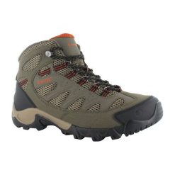 Buty trekkingowe męskie: Hitec Multiplex Buty męskie Trailstone Wp Dark Taupe/taupe/red Rock r. 41