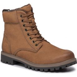 Trapery TAMARIS - 1-25272-23 Nut 440. Pomarańczowe trapery damskie Tamaris, ze skóry, bez obcasa, bez zapięcia. W wyprzedaży za 259,00 zł.