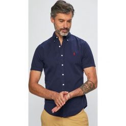 Polo Ralph Lauren - Koszula. Niebieskie koszule męskie Polo Ralph Lauren, s, bez wzorów, z bawełny, casualowe, polo, z krótkim rękawem. Za 429,90 zł.
