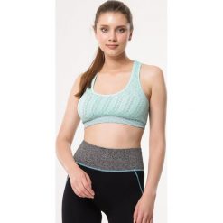 Miętowy Biustonosz Sportowy Archetypical. Zielone biustonosze sportowe damskie Born2be, xl, bez wzorów. Za 29,99 zł.