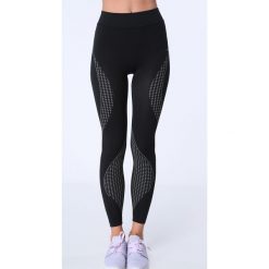 Legginsy bezszwowe czarno-szare MR81199. Czarne legginsy Fasardi, l. Za 69,00 zł.