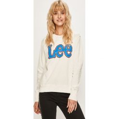Lee - Bluza. Białe bluzy damskie Lee, s, z nadrukiem, z bawełny. W wyprzedaży za 149,90 zł.