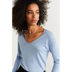 Mango - Sweter Haramon. Szare swetry damskie Mango, s, bez wzorów, z wiskozy, bez rękawów, bez kaptura. Za 99,90 zł.