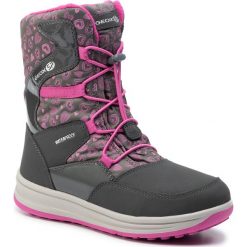 Śniegowce GEOX - J Roby G.B Wpf A J942UA 050FU C9325 D Dky Grey/Fuchsia. Szare śniegowce dziewczęce Geox, bez zapięcia. Za 349,00 zł.