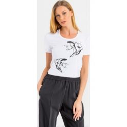 T-SHIRT FARNESE Sportmax Code. T-shirty damskie Sportmax Code, m, bez wzorów, bez kołnierzyka. Za 529,00 zł.