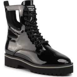 Trapery KENDALL + KYLIE - Langmore-Bootie KK-74143 Black. Czarne trapery damskie ze skóry ekologicznej, klasyczne, bez obcasa, bez zapięcia. W wyprzedaży za 309,00 zł.