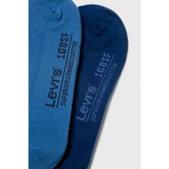 Levi's - Skarpety (2-pack). Niebieskie skarpetki męskie Levi's®, bez wzorów, z elastanu. Za 39,90 zł.