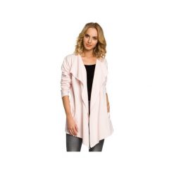 M102 Narzutka bluza z dzianiny dresowej z długim. Bluzy damskie Moe, xl, bez wzorów, z elastanu, z długim rękawem, długie, bez kaptura. Za 109,00 zł.