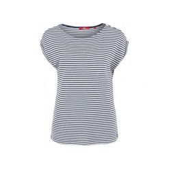 S.Oliver T-Shirt Damski 34 Ciemnoniebieski. Szare t-shirty damskie S.Oliver, s. W wyprzedaży za 89,00 zł.