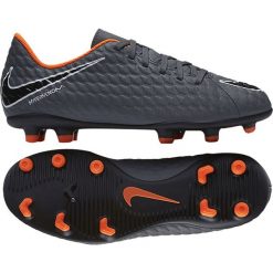Buty piłkarskie Nike Hypervenom Phantom Iii Club Fg Jr AH7290-081 szare. Szare buty sportowe męskie Nike, z materiału, na sznurówki, do piłki nożnej. W wyprzedaży za 249,00 zł.