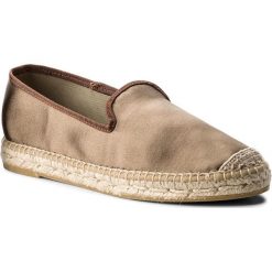 Espadryle KANNA - KV6064 Calzadas Kaki. Zielone espadryle damskie marki Kanna, z materiału, na płaskiej podeszwie. W wyprzedaży za 149,00 zł.