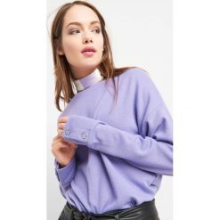 Lekki sweter nietoperzowy. Fioletowe bez kategorii Orsay, xs, z elastanu. W wyprzedaży za 40,00 zł.