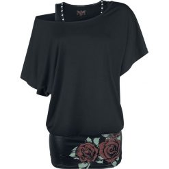 Black Premium by EMP When The Heart Rules The Mind Koszulka damska czarny. Czarne koszulki damskie marki Black Premium by EMP, xl, bez wzorów, z okrągłym kołnierzem, bez rękawów. Za 144,90 zł.